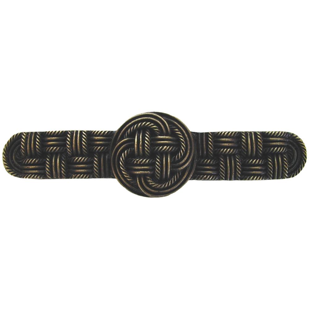 Notting Hill NHP-639-AB Classic Weave Pull Antique Brass